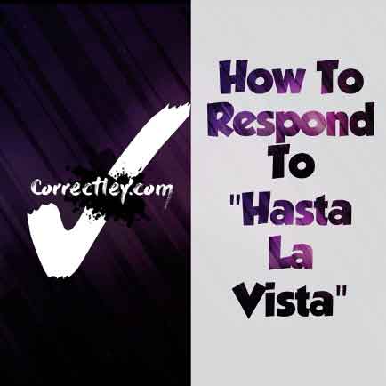 Replies to Hasta La Vista
