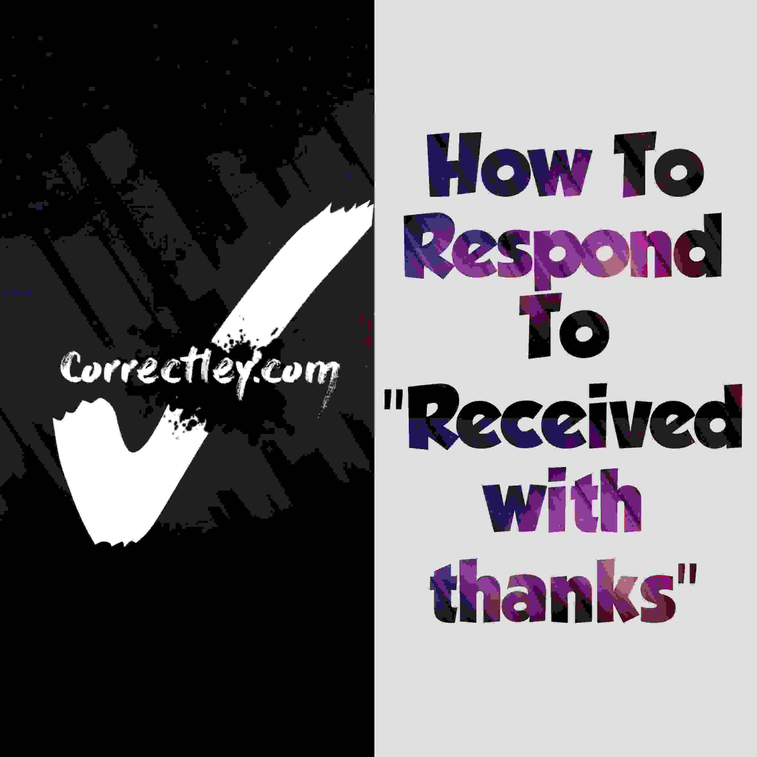 20 Responses to "Received With Thanks"