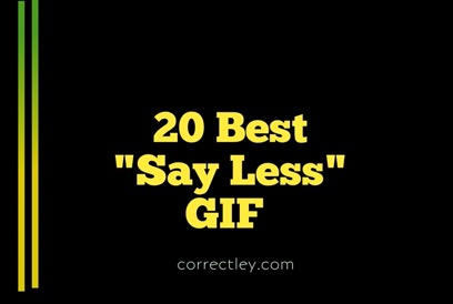 Say Less GIF