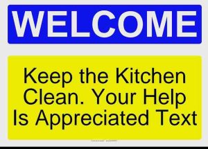 Best Keep The Kitchen Clean’ signs