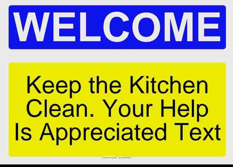 20 Best “Keep The Kitchen Clean” Signs hngu.co.in