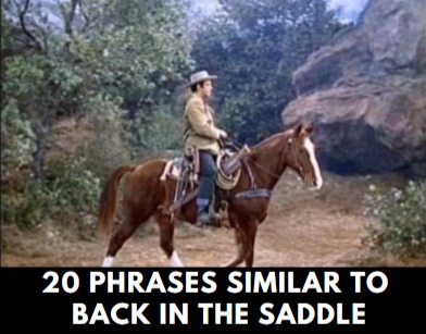 Phrases Similar to Back in the Saddle